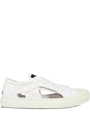 Vivienne Westwood Brighton cut-out canvas sneakers - White