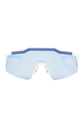 100% Eyewear Speedcraft oversize-frame sunglasses - White