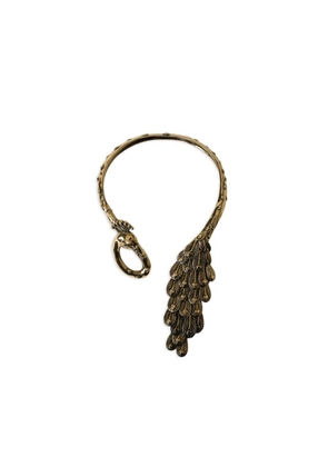 Chloé feather bird necklace - Gold