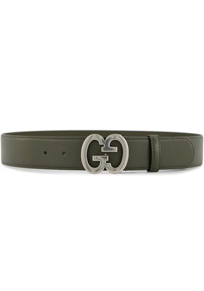 Gucci GG buckle leather belt - Green