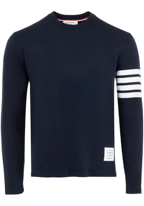 Thom Browne 4-Bar long-sleeve T-shirt - Blue