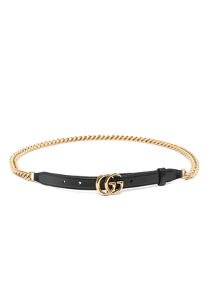 Gucci GG Marmont chain belt - Black