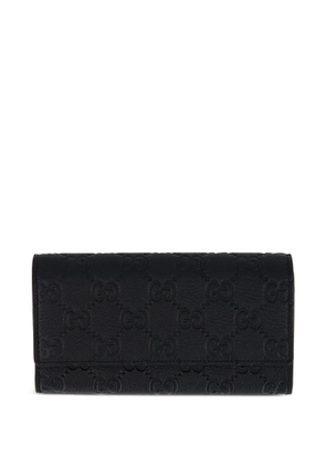 Gucci GG-monogram wallet - Black