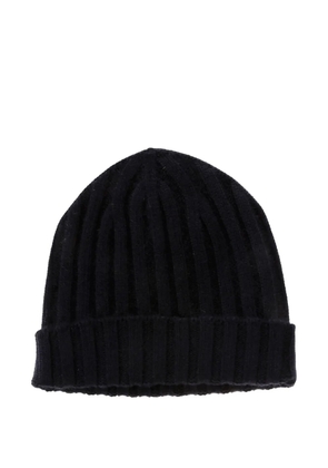 Alpha Industries ribbed cashmere beanie - Blue