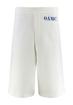 OAMC back-pocket cotton shorts - White