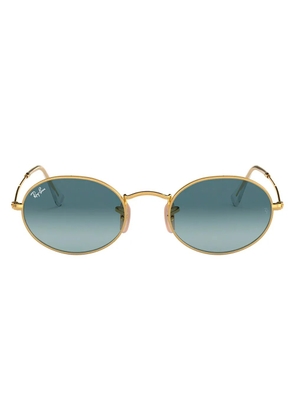 Ray-Ban RB3547 oval-frame sunglasses - Gold