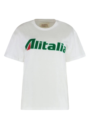 Alberta Ferretti Alitalia T-shirt - White