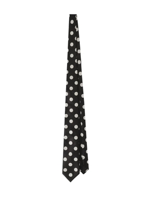 Dolce & Gabbana polka-dot tie - Black