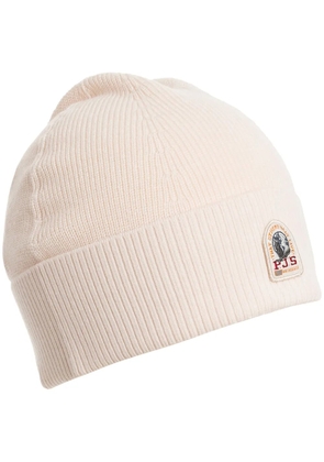 Parajumpers logo-patch beanie hat - Neutrals