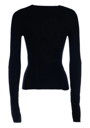 Balenciaga Twisted cotton jumper - Black