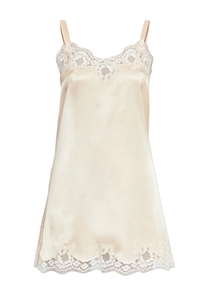 Dolce & Gabbana lace-trim nightdresse - Neutrals