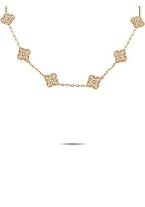 Van Cleef & Arpels Alhambra diamond necklace - Gold