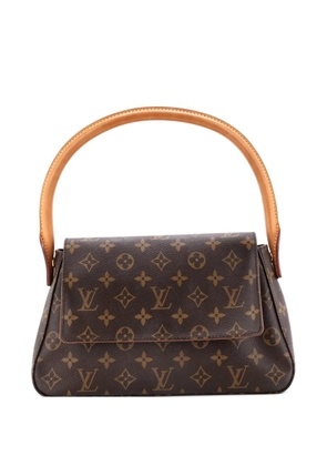 Louis Vuitton Pre-Owned Looping Handbag Monogram Canvas Mini satchel - Brown