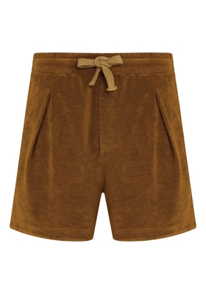 Osklen terry-cloth shorts - Brown