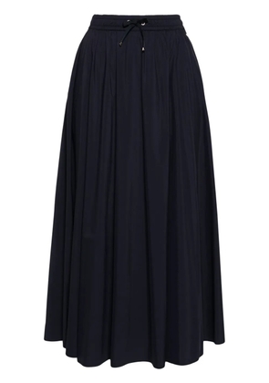 Herno elasticated waistband flared skirt - Blue