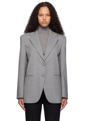 Sportmax Gray Baffo Blazer
