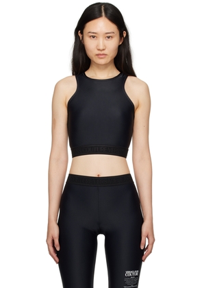 Versace Jeans Couture Black Cropped Tank Top