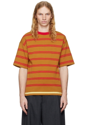 Marni Tan Seaside Stripe T-shirt