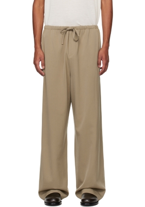 The Row Taupe Donatello Trousers