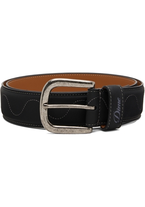 Dime Black Desert Leather Belt