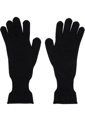 ISSEY MIYAKE Black Breeze Knit Gloves