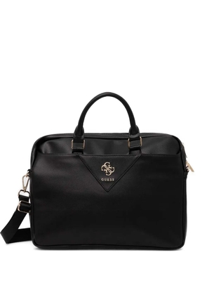 GUESS USA logo-detail laptop case - Black