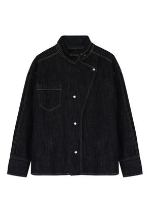 Margaux Lonnberg asymmetric denim jacket - Blue
