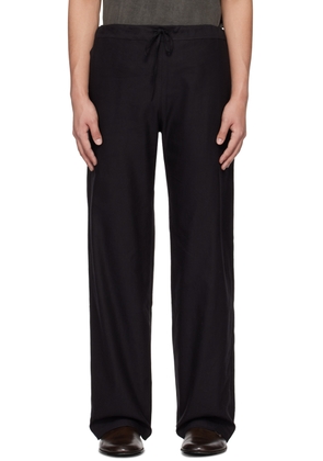 Aviva Jifei Xue Black Drawstring Trousers