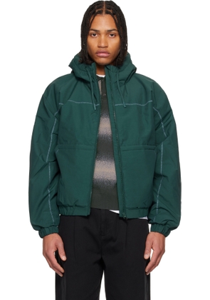 Dime Green Quilted Ripstop Puffer Jacket
