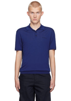 Marni Blue Logo Polo