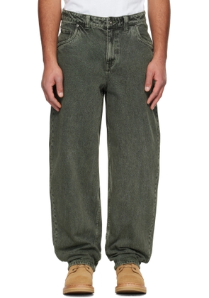 Dime Green Baggy Jeans