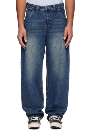 Dime Blue Baggy Jeans