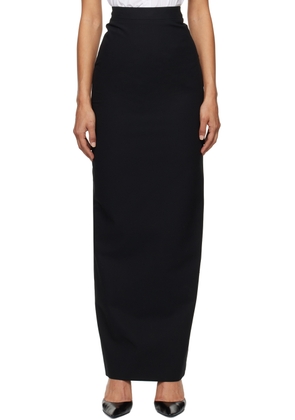 Ann Demeulemeester Black Nathalie X-Long Pencil Maxi Skirt
