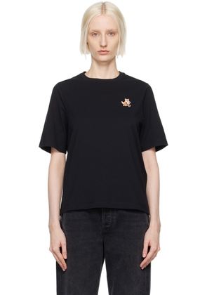 Maison Kitsuné Black Speedy Fox Patch Comfort T-shirt