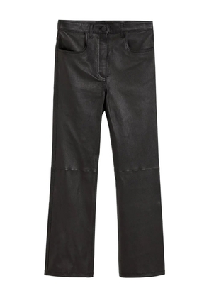 JOSEPH Duke lambskin trousers - Black