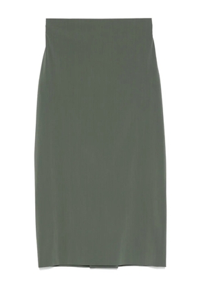 Alberta Ferretti ribbed-knit skirt - Grey