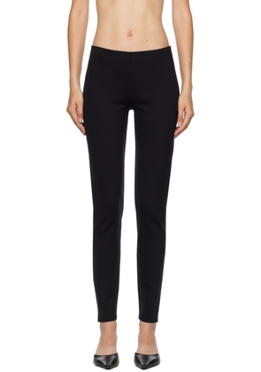 The Row Black Woolworth Leggings