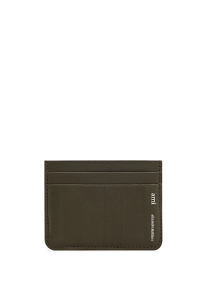 AMI Paris medium leather cardholder - Green