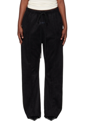 Fear of God ESSENTIALS Gray Holiday Faux-Suede Fleece Flare Lounge Pants