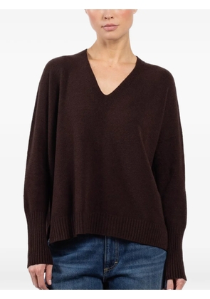 KONTATTO V-neck sweater - Brown