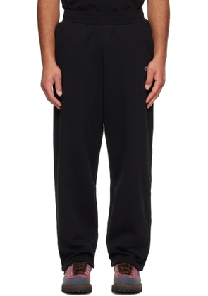 Dime Black Cursive Small Logo Sweatpants