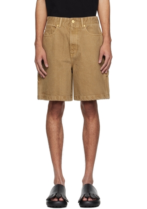 Solid Homme Tan Hammer Loop Shorts