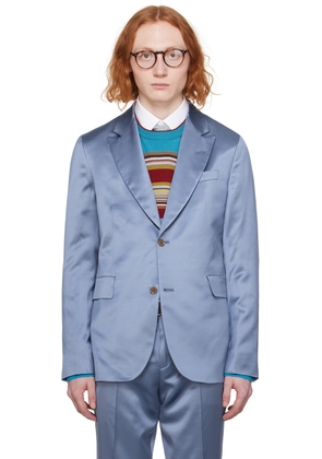 Paul Smith Blue Single-Breasted Blazer