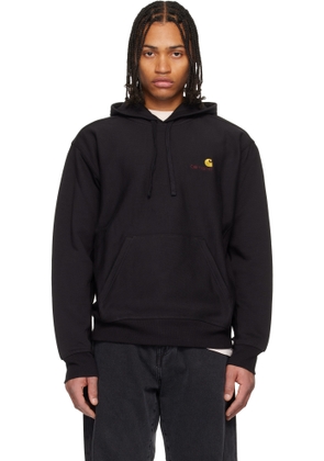 Carhartt Work In Progress Black American Script Hoodie