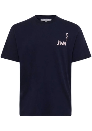 JW Anderson JWA slogan-print T-shirt - Blue