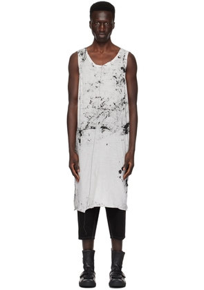 NICOLAS ANDREAS TARALIS White Graphic Tank Top