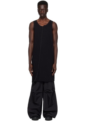 NICOLAS ANDREAS TARALIS Black Thread Tank Top