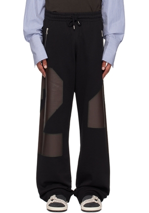 Dries Van Noten Black Loose-Fit Sweatpants