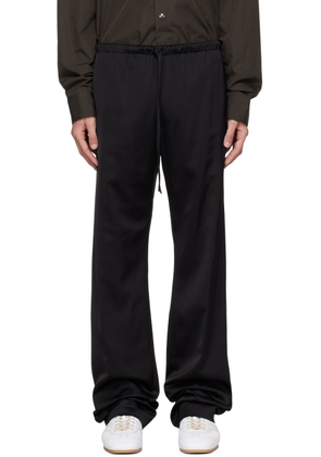 Dries Van Noten Black Drawstring Trousers