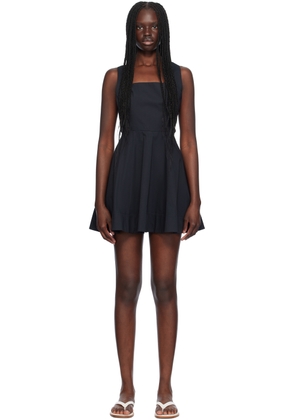 Staud Black Teresa Minidress